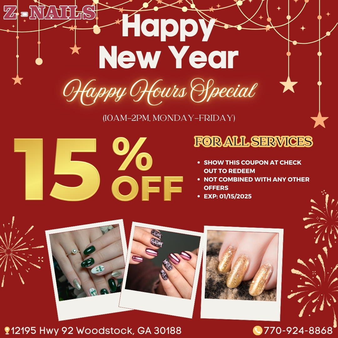 Happy Hours Special! 15% OFF All Services!!